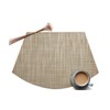 Round Table Placemats Set of 4 Wedge Placemats Heat Resistant