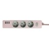 EVOELEC Power Strip 3-Way with 3 USB and Switch Multiple