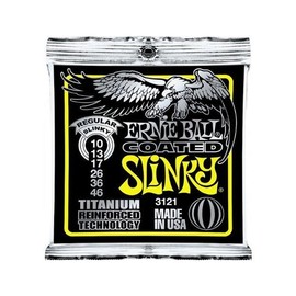 Ernie Ball 3121 Coated Titanium Slinky Electric Guitar Strings