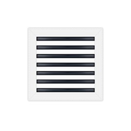 BUILDMART - 14x14 Mud in Air Vent Cover - Drywall Mud-in White Air Vent - Mud Linear Slot Diffuser - Register Grille for Ceiling and Walls - Texas Buildmart