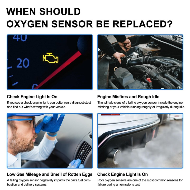 HISports Front Lambda Sensor O2 Sensor 258017113 Compatible with 06-13