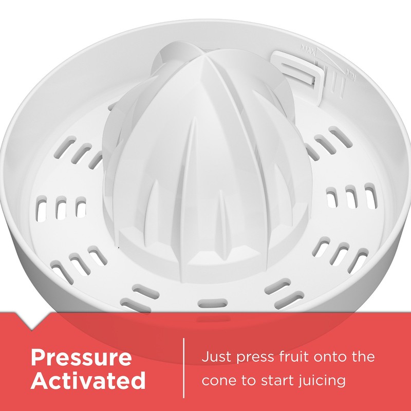 BLACK+DECKER 32oz Citrus Juicer, White, CJ650W, Small