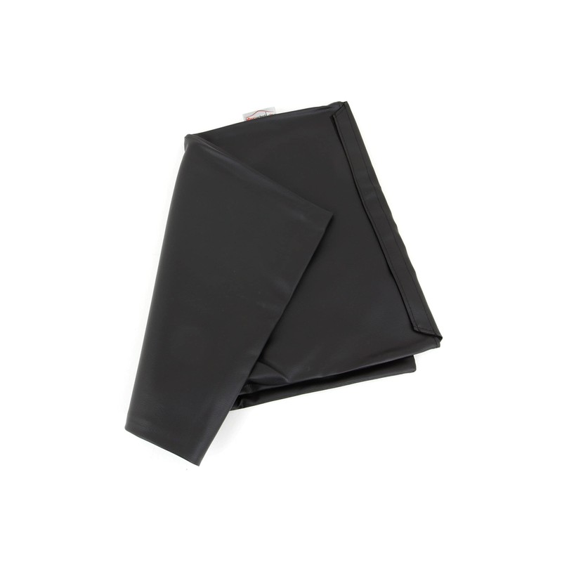 Wind Deflector Bag 130 x 70 cm Black Faux Leather