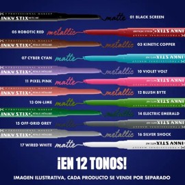 Delineador Retráctil Nyx Professional Makeup Epic Inky Stix Rojo Metálico Metalizado