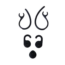 STOBOK Ear Hook Ear Bud Gels Set for Headset Black Kit with Comfortable Noise Isolation Removable Water Washable Accessories for