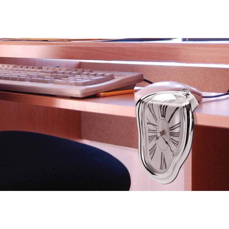 Petilleur Creative Dali Watch Melting Clock Surrealistic Table Shelf Desk