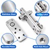 360-Degree Rotating Stainless Steel Hidden Door Hinges – Heavy-Duty Invisible