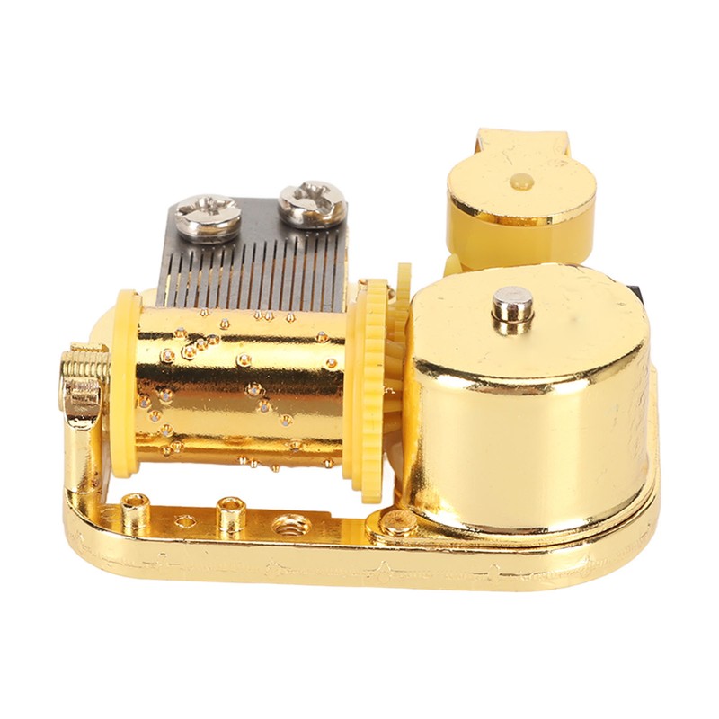 Windup Musical Movement 18 Note Pleasing Melody Alloy Easy Mounting