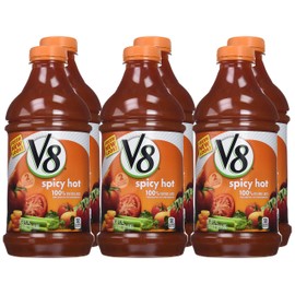 V8 Spicy Hot Vegetable Juice, 46 Ounce (Pack of 6)