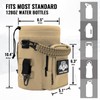 NATURE PIONEOR 32 64 128oz Tactical Water Bottle Pouch, Multi-Function