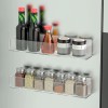 Adhesive Acrylic Double-Sided Tape Spice Rack Organizer Wall Mount for