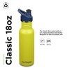 Klean Kanteen Unisex - Adult Klean Kanteen-1008436 Bottle, Green Apple,
