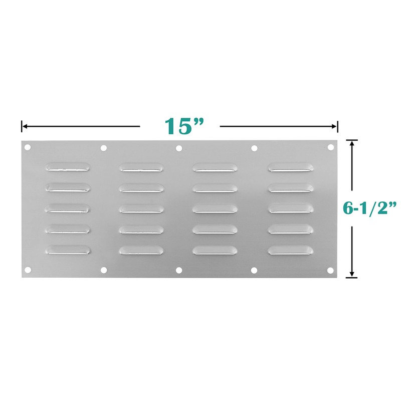 Stainless Steel Venting Panel for Grill Accessory, Masonry Fire Pits