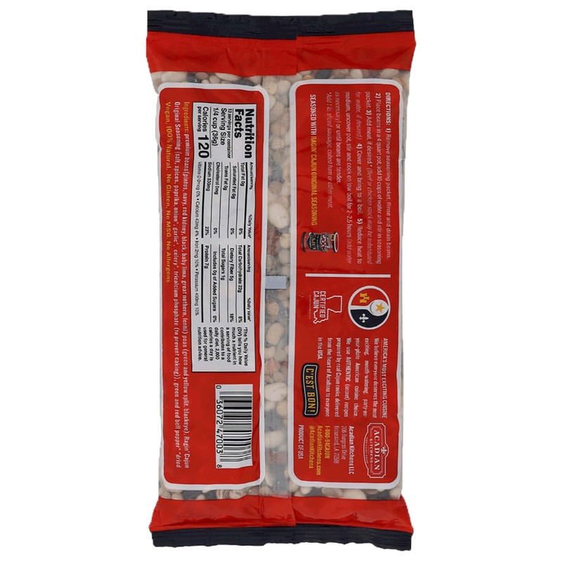 Seasoned Ten Bean Soup 16 oz Ragin Cajun (Pack of