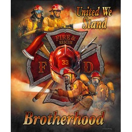 SVT Plush Queen Size USA Blanket - Extremely Soft - Brotherhood