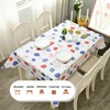 Plastic Tablecloth 137*180cm Waterproof PVC Table Cover - Rectangular Strawberry
