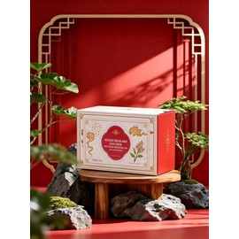Red Bean Coix Seed Tea Orange Peel Tea China Job’s Tears Tea Bags Red Bean Coix Seed Poria Tea Bags Hot or Iced No Caffeine Plant-Based Botanical Beverage 红豆薏米茶 祛湿茶
