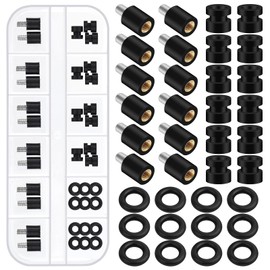 Tanstic 36Pcs Rubber Mounts Shock Absorber Anti Vibration Mounts, Rubber Balls, O Rings