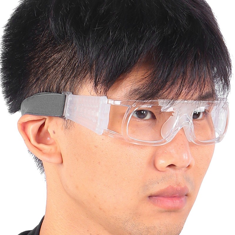 AntiExplosion Basketball Glasses Football Goggles UV Protection Sport Eyeglasses(White )