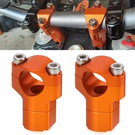 Motorcycle Handlebar Risers Bar Mounts Clamps Fit for K&T-M 125-530 EXC SXF SX XC XCF XCW EXCF 690 SMC Enduro/R 790 890 1090 1190 1290 Adventure /R/S - Orange