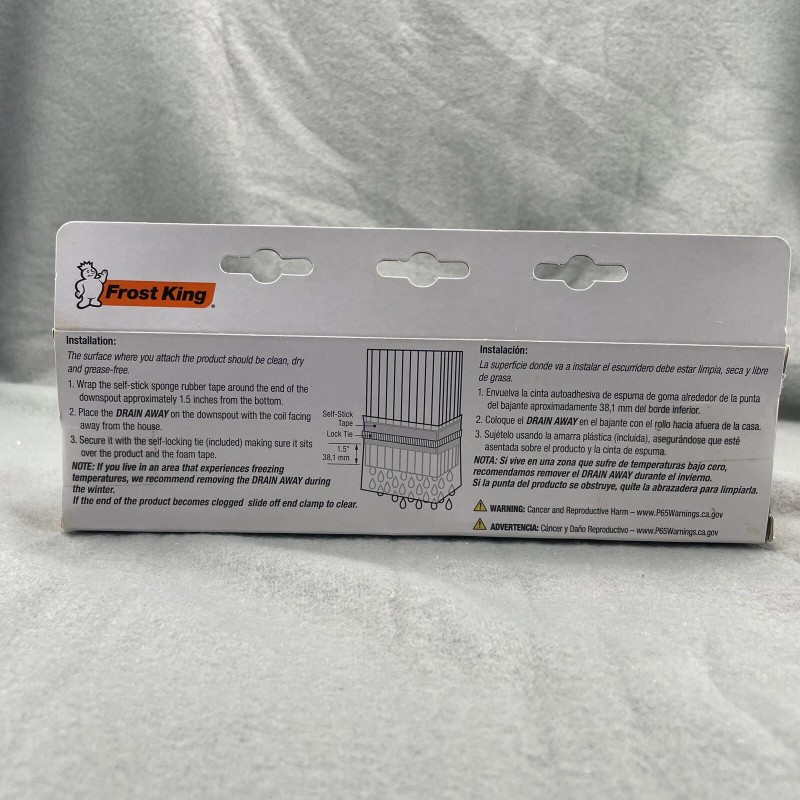 Frost King Automatic Drain Away Downspout Extender DE46BR 46" Brown