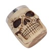 Barber Scissors Holder Skull Shape Stainless Steel Resin Removable Stylish