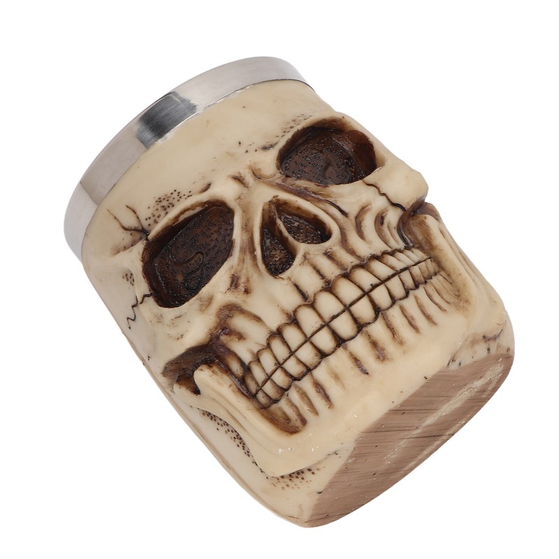 Barber Scissors Holder Skull Shape Stainless Steel Resin Removable Stylish