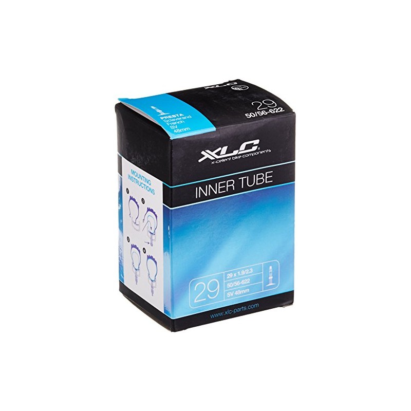 XLC Unisex – Erwachsene Fahrradschlauch 29 x 1.9/2.3 50/56-622 SV