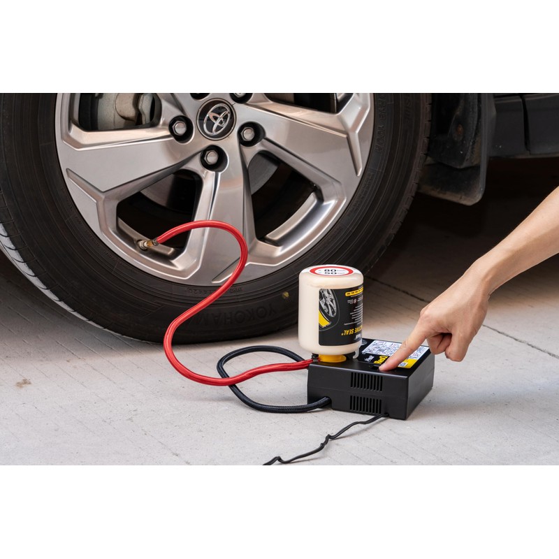 AIRMAN Flat Tire Repair Kit - ResQ 12V Compressor Tire