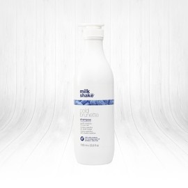 milk_shake Cold Brunette Blue Shampoo for Brunettes with Special Blue Pigments for Light Brown or Dark Blonde Hair SLES and Paraben Free - 33.8 Fl Oz (1000 ml)