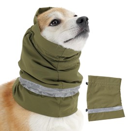 Kercynar Dog Ear Covers Waterproof for Bath, Thunderstorms, Dog Anxiety Relief Hat, Dog Windproof Reducing Noise Hat, Warm Dog Ear Cover Winter Hat