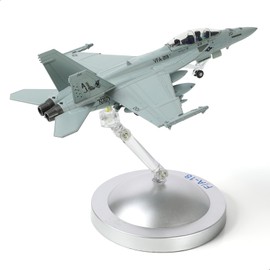 NUOTIE 1/100 F/A-18 Super Hornet Fighter Aircraft Model Fighter U.S. Navy VAF-213 Blacklions Strike Fighter Squadron Painting F18 Model Diecast Plane Model with Display Stand Collection Gift for Adult