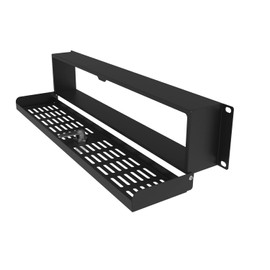 JINGCHENGMEI 2U Rack Mount Security Cover for 19-inch Server Rack & Network Cabinet- Hinged Locking Rack Panel Door for Access Control and Physical Security