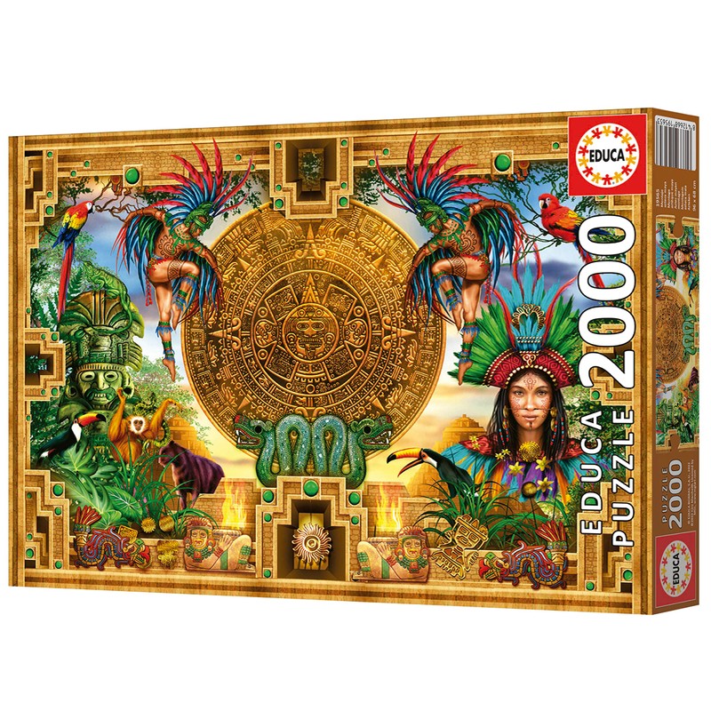 Educa - 2000 Piece Puzzle for Adults | Mayan Aztec