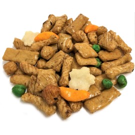 Party Rice Crackers Mix Bulk by Its Delish, 2 lbs Bulk | Oriental Party Mix Crunchy Savory Snack