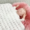 Knitting Pattern for Babys Blanket, Two Sizes, Small Blanket 62