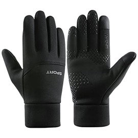 DQST Guantes para Frío Impermeables con Pantalla Táctil, Térmicos para Nieve, Ciclismo, Correr, Motocicleta, Conducir y Gym - Hombre y Mujer