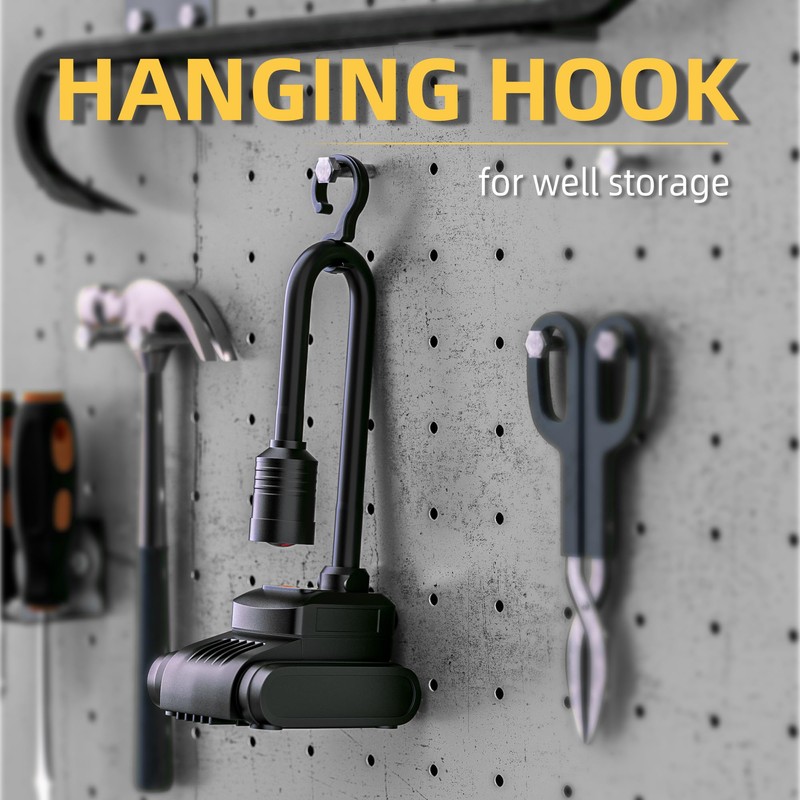 Favorlite LED Work Light, 5000mAh Magnetic Gooseneck Light Rechargeable, 2000
