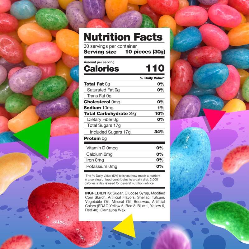 Speckled Jelly Beans Candy | 2 Pound Bag | Assorted