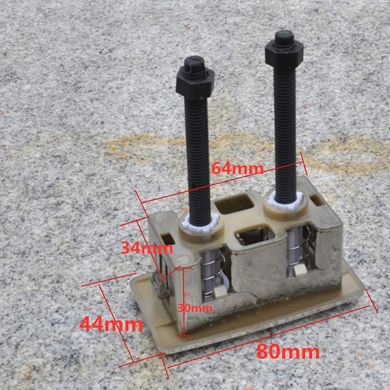 LICHIFIT Rectangle Dual Flush Toilet Water Tank Button Replacement Toilet