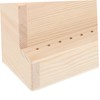 Mikinona Makeup Organizer for Vanity Wood Nail Drill Bits Storage