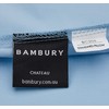 Bambury Chateau Pillowcase Pillowcase, Standard, Blue