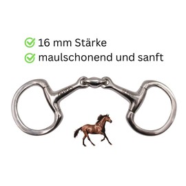 AMKA Double Jointed Olive Head Bit Stainless Steel 16mm Flat Rings