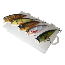 Popper Wobbler Fishing Set, Predatory Bait Box, Pike, Perch, Zander Fishing