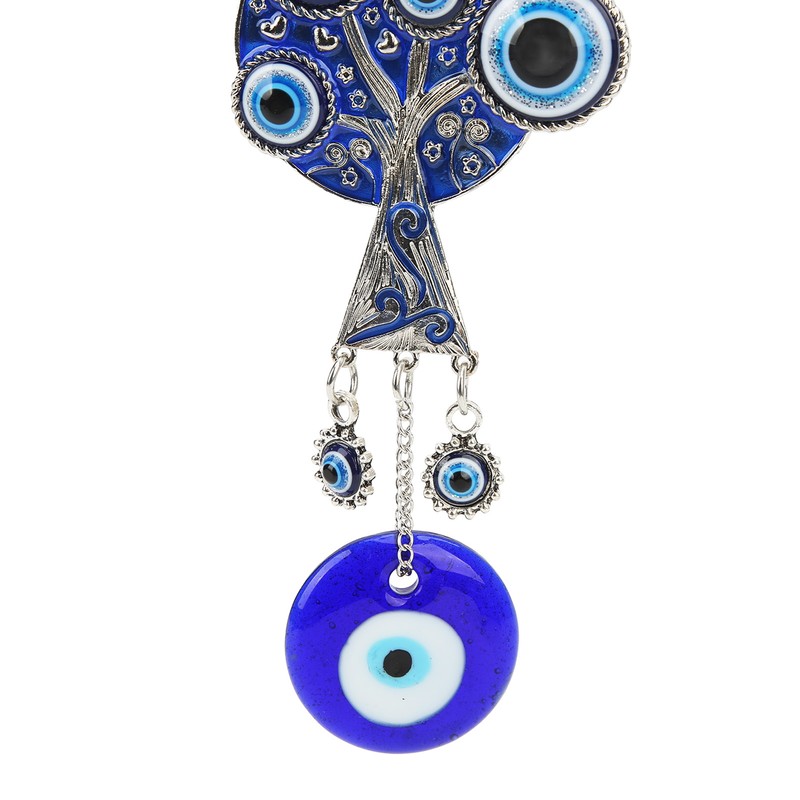 Evil Eye Pendant Life Tree Design Prevent Bad Energy Bring