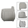 FZJDSD Gray Leather Driver Side Top Lean Back Replacement Seat