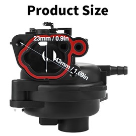 SANTUO Carburetor for Briggs and Stratton 300e 450e 500e Lawn Mower OVH Engines Lawn Mower Carburetor Replacement Suitable for 125cc 140cc 08P502 09P602 Series 799583 593261 595656 591979 590556