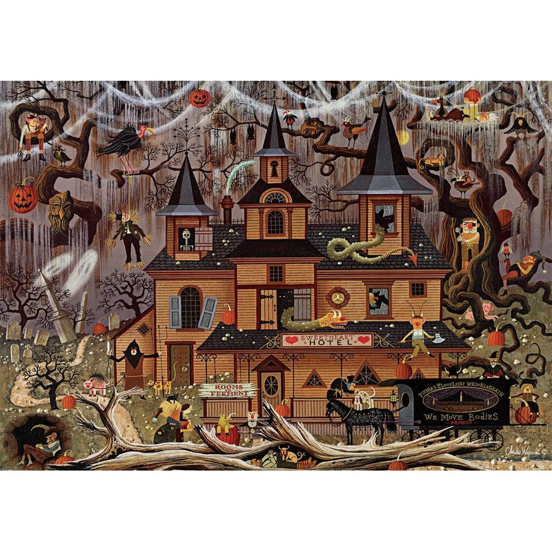 Buffalo Games - Charles Wysocki - Wysocki - Trick or