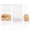 50 pcs Bakery Bags with Window, Reusable Paper Bread Bags,