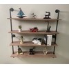 Floating Bookshelf Shelves Pipe Shelves Industrial Pipe Shelving Industrial Floating